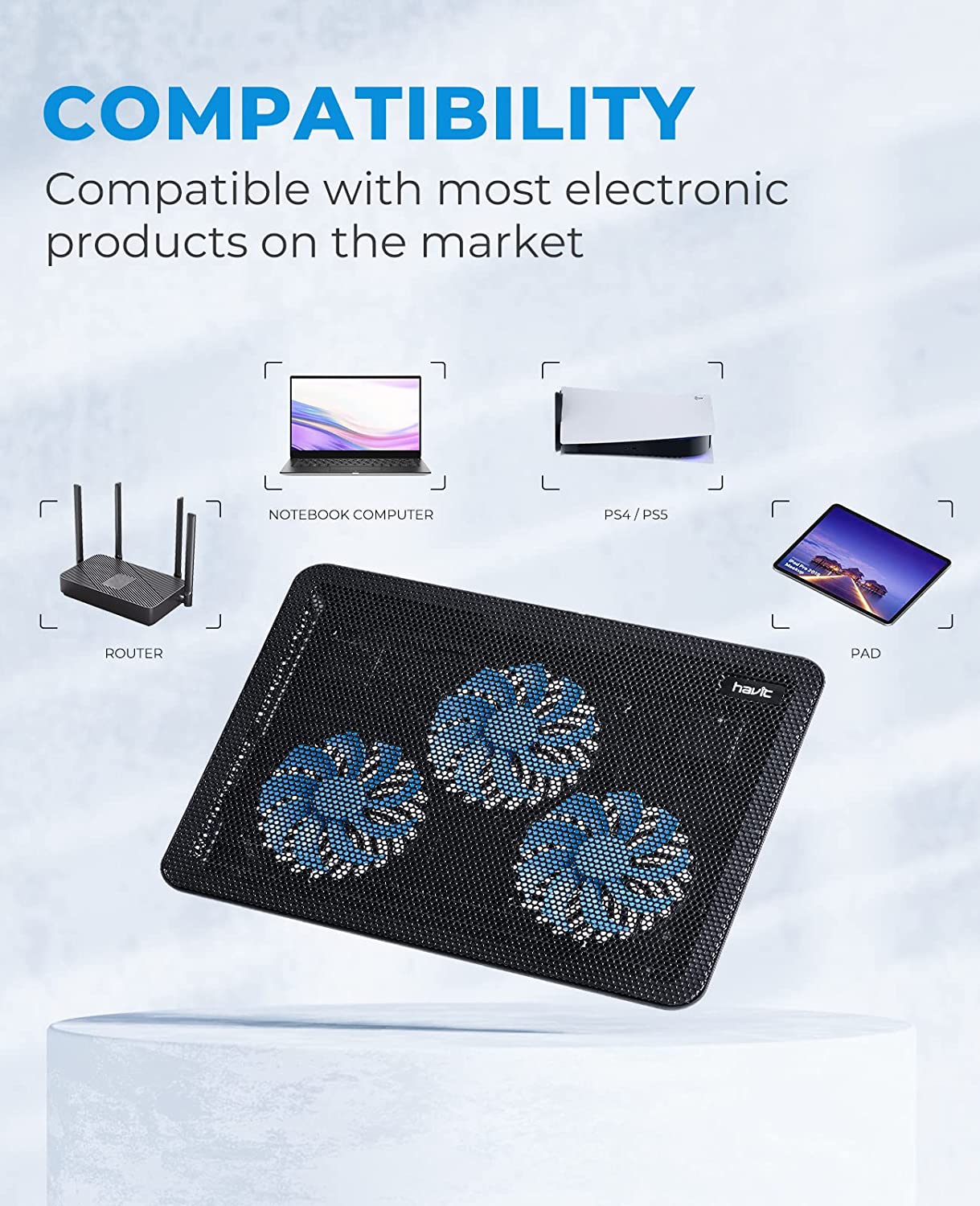 Tappetino di raffreddamento pe - Laptop Accessories Cooling Pad recensione e prezzo