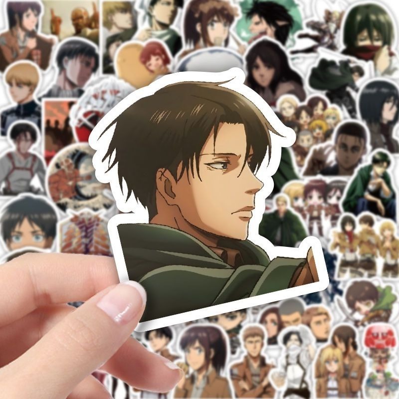 60 Pezzi Adesivi Anime Attack  - Laptop Accessories Diy recensione e prezzo