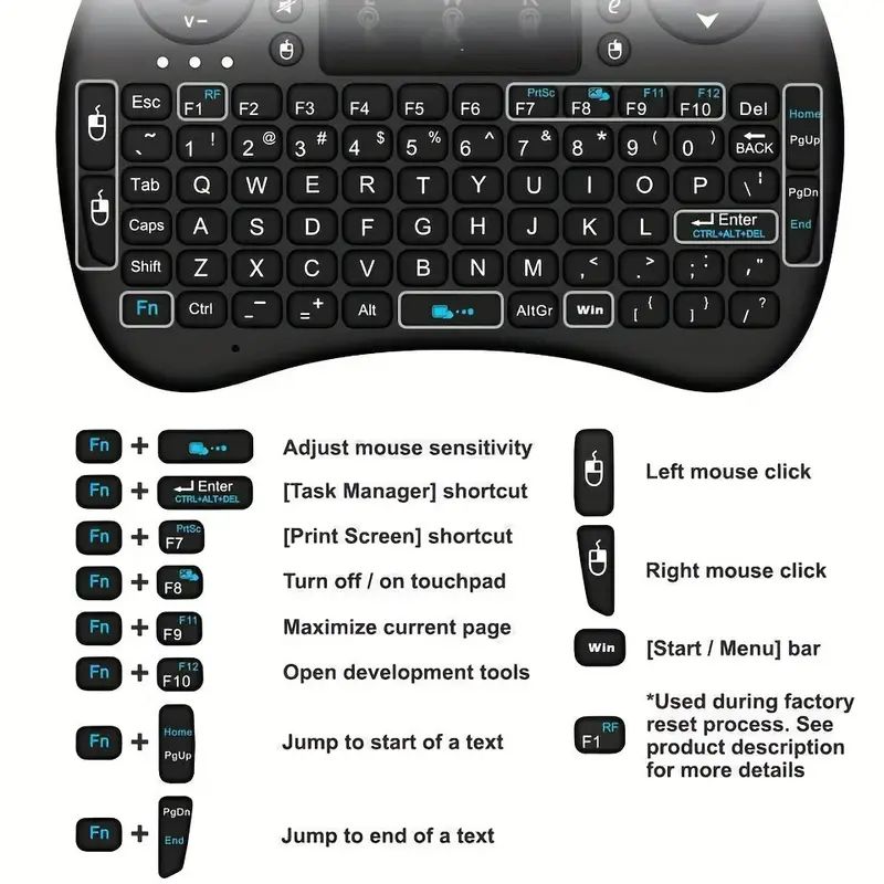 Mini tastiera wireless da 2,4  - Laptop External Accessories recensione e prezzo